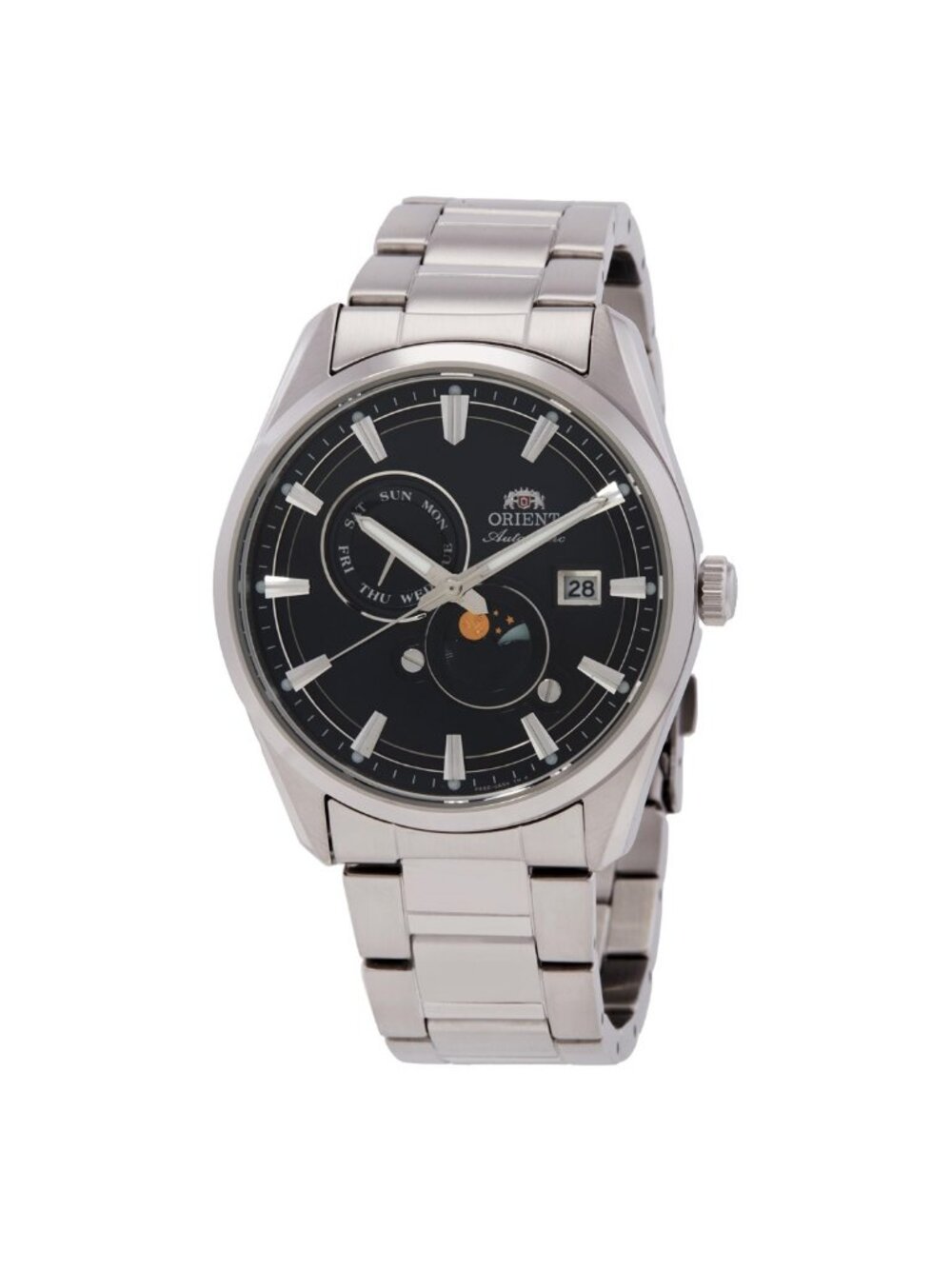 NWT Orient Contemporary Stretto Day-Night Automatic Men's Watch